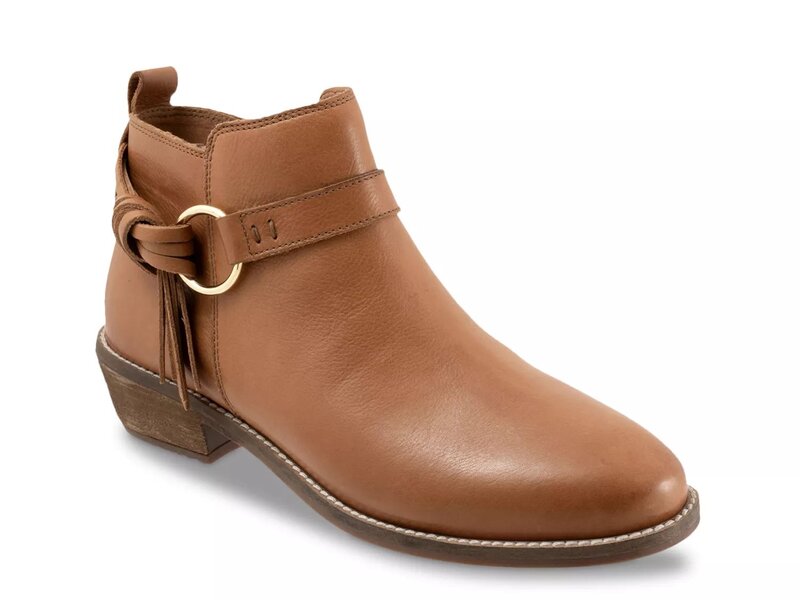 ソフトウォーク レディース シューズ ブーツ・レインブーツ Softwalk Reade Bootie Cognac