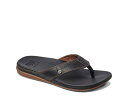 リーフ メンズ サンダル シューズ Cushion Lux Flip Flop Black