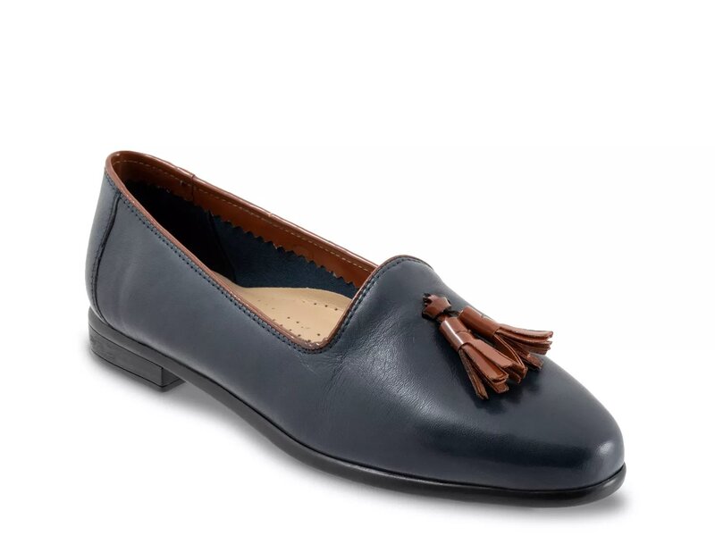 �ȥ��å����� ��ǥ����� ���塼�� ����åݥ󡦥����ե��� Trotters Liz Loafer Navy �ͥ��ӡ�