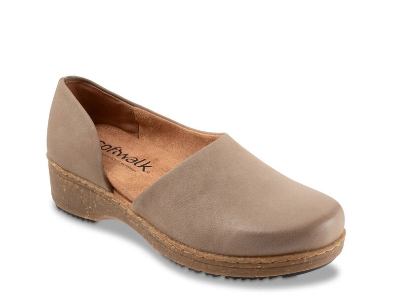 ���եȥ������� ��ǥ����� ���塼�� ����åݥ󡦥����ե��� Softwalk Addie Slip-On Taupe Nubuck �ȡ���