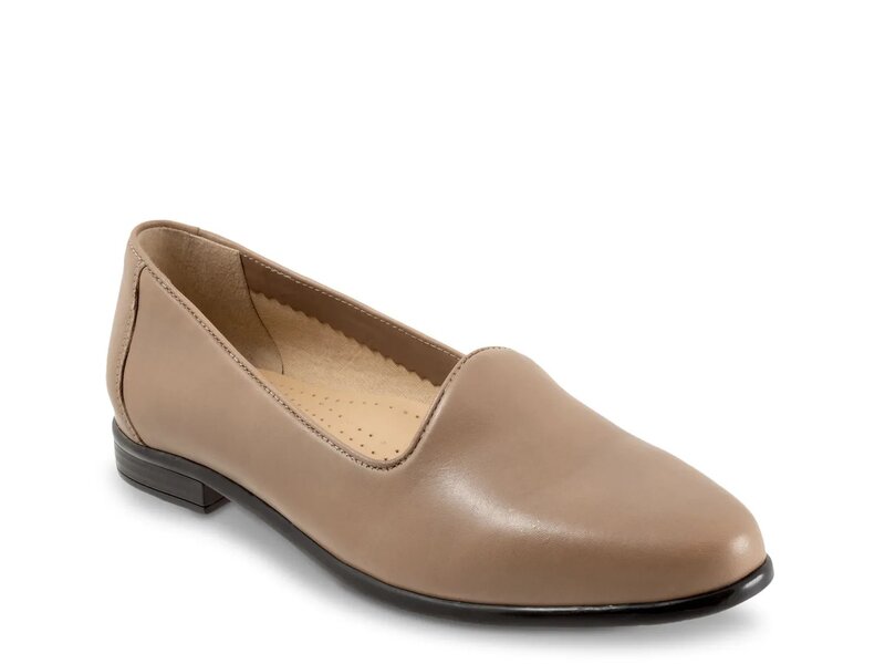 �ȥ��å����� ��ǥ����� ���塼�� ����åݥ󡦥����ե��� Trotters Liz Lux Slip-On Taupe �ȡ���