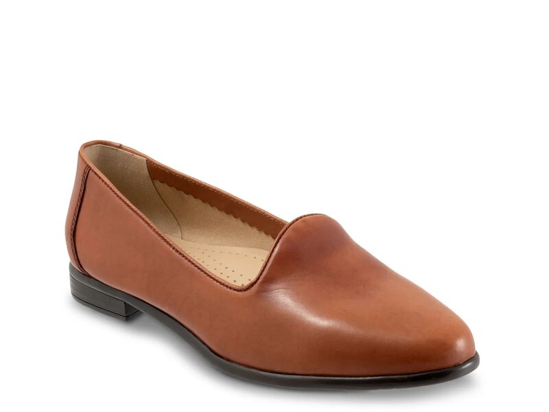�ȥ��å����� ��ǥ����� ���塼�� ����åݥ󡦥����ե��� Trotters Liz Lux Slip-On Brown �֥饦��