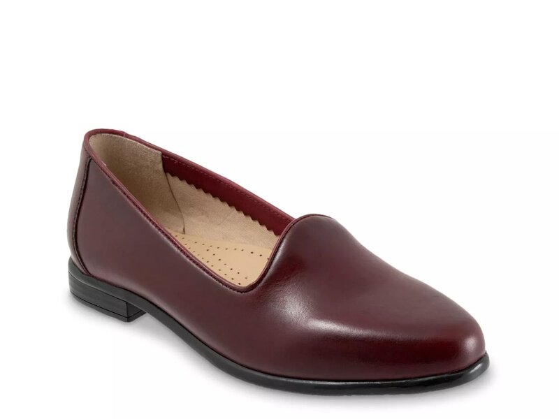�ȥ��å����� ��ǥ����� ���塼�� ����åݥ󡦥����ե��� Trotters Liz Lux Slip-On Burgundy �С�����ǥ�