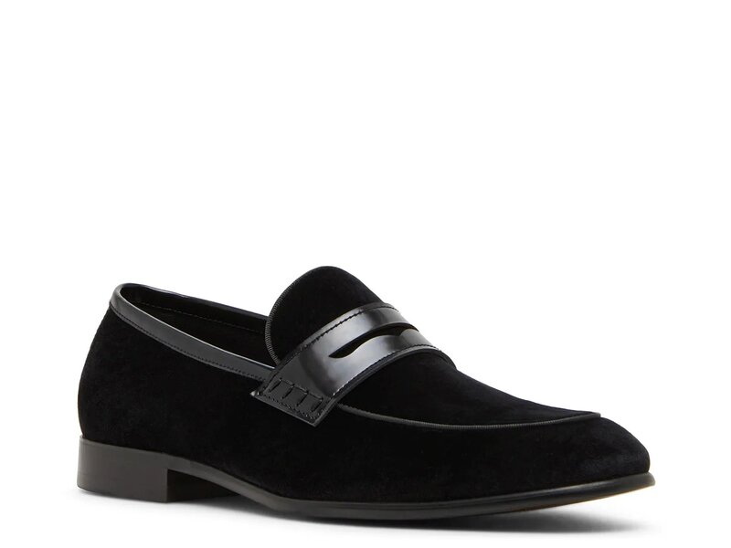 ���ƥ����� �ޥǥ� ��� ���塼�� ����åݥ󡦥����ե��� T����� Steve Madden Santee Penny Loafer Black Velve...