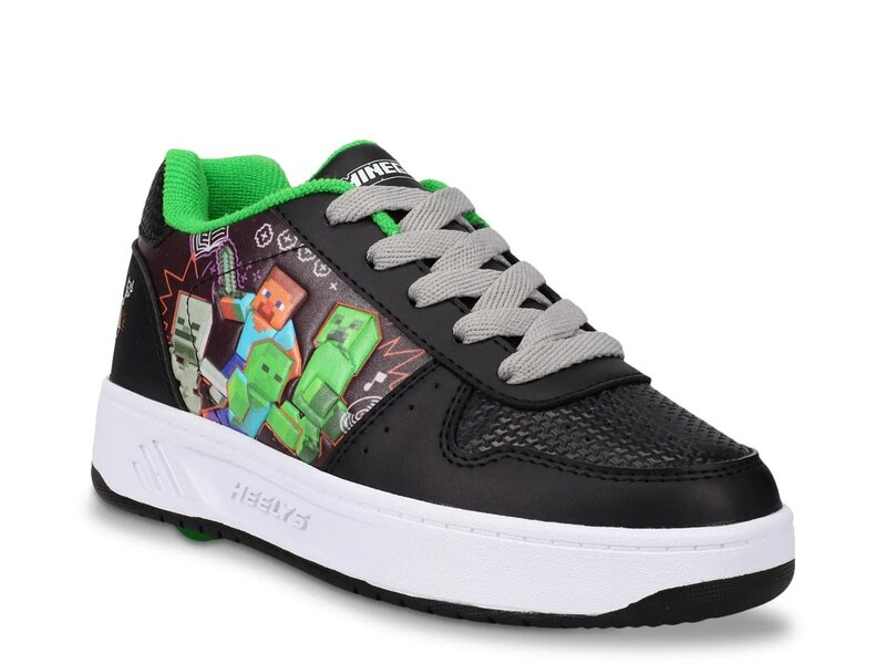 ヒーリーズ メンズ シューズ スニーカー Heelys Minecraft Kama Skate Shoe Black/Green Minecraft ブラック