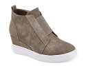 ジュルネ コレクション レディース スニーカー シューズ Clara Wedge Sneaker Taupe(4)