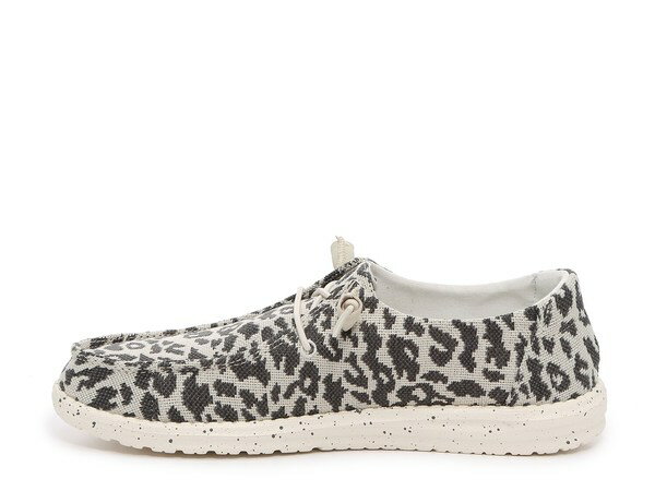 ヘイデュード レディース スリッポン・ローファー シューズ Wendy Slip-On - Women's Beige Leopard Print 3