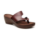 イーストランド レディース サンダル シューズ Laurel Wedge Sandal Mahogany(4)