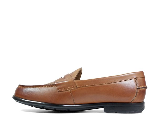 ノンブッシュ メンズ シューズ スリッポン・ローファー Nunn Bush Drexel Penny Loafer Cognac