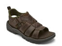 ロックポート メンズ サンダル シューズ Rocklake Fisherman Sandal Dark Brown