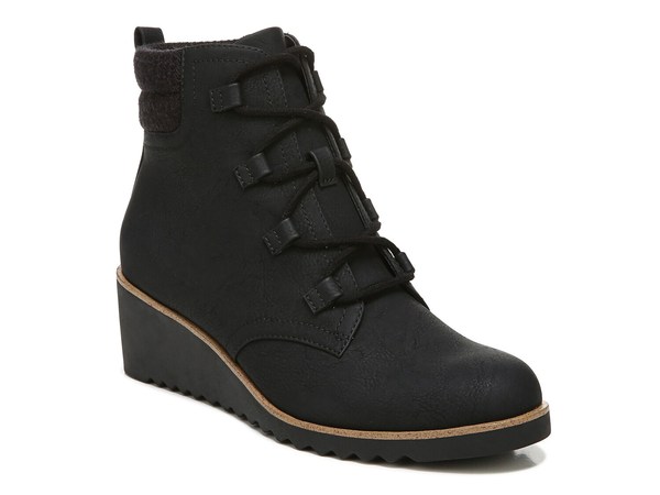 ライフストライド レディース ブーツ・レインブーツ シューズ Zone Wedge Bootie Black