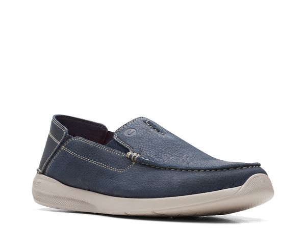 クラークス メンズ スリッポン・ローファー シューズ Gorwin Step Loafer Navy