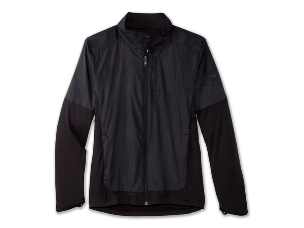 ブルックス メンズ ジャケット・ブルゾン アウター Fusion Hybrid Men's Jacket Black