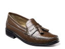 フローシャイム メンズ スリッポン・ローファー シューズ Pisa Moc Toe Loafer Brown