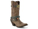 ドゥランゴ レディース ブーツ・レインブーツ シューズ Accessorized Cowboy Boot Brown