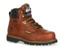 ジョージブーツ メンズ ブーツ・レインブーツ シューズ Hammer Steel Toe Work Boot Dark Brown