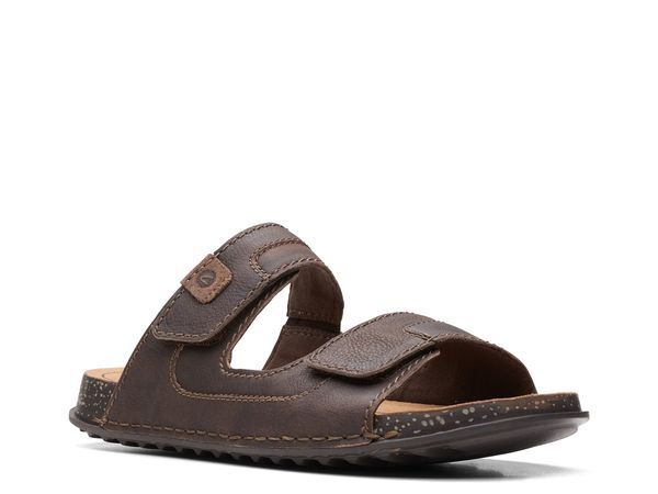 N[NX Y T_ V[Y Crestview Easy Slide Sandal Dark Brown