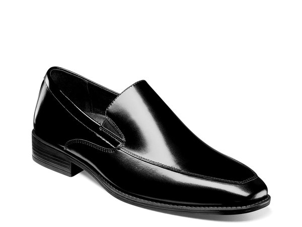 ステイシーアダムス メンズ スリッポン ローファー シューズ Aldrich Slip-On Black