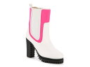 ペニーラブスケニー レディース ブーツ・レインブーツ シューズ Fargo Platform Bootie White/Pink