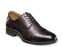 フローシャイム メンズ オックスフォード シューズ Midtown Cap Toe Oxford Dark Brown