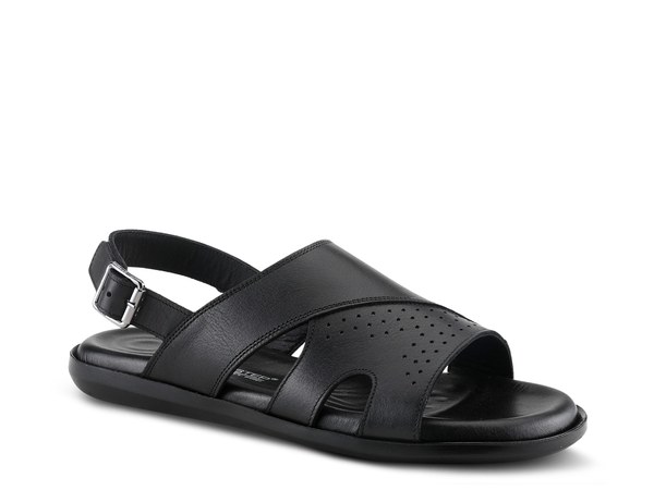 【送料無料】 スプリングステップ メンズ サンダル シューズ Jeff Sandal Black