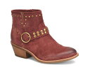 【送料無料】 ソフト レディース ブーツ・レインブーツ ブーティ シューズ Allene II Bootie Rustic Red Suede(4)