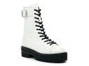 【送料無料】 スチュアート ワイツマン レディース ブーツ・レインブーツ シューズ Ryder Platform Bootie White