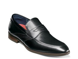 【送料無料】 ステイシーアダムス メンズ スリッポン・ローファー シューズ Karnes Penny Loafer Black