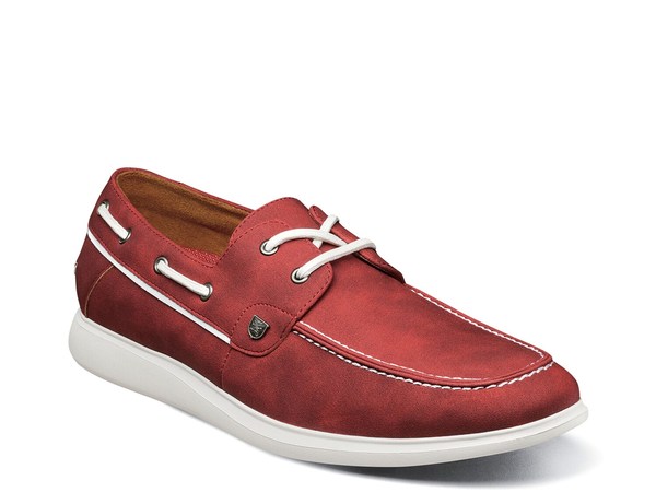 【送料無料】 ステイシーアダムス メンズ デッキシューズ シューズ Reid Boat Shoe Red