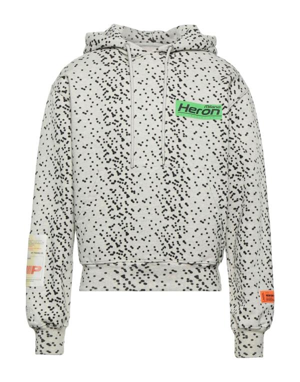 【送料無料】 ヘロンプレストン メンズ パーカー・スウェット アウター Hooded sweatshirt Light grey