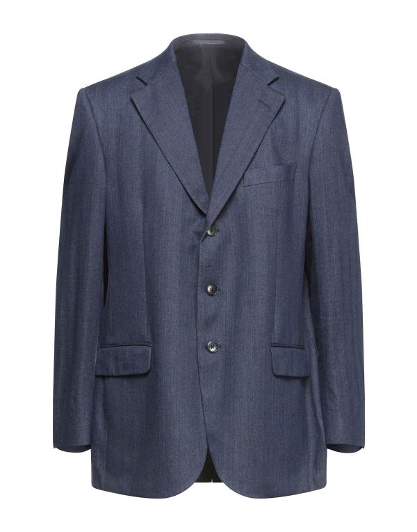 【送料無料】 ルビアム メンズ ジャケット・ブルゾン アウター Blazer Midnight blue