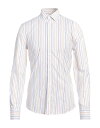 【送料無料】 トラサルディ メンズ シャツ トップス Striped shirt White