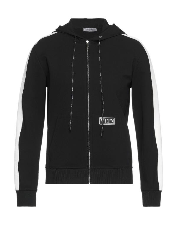 【送料無料】 ヴァレンティノ メンズ パーカー・スウェット フーディー アウター Hooded sweatshirt Black