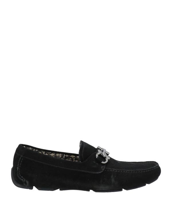 【送料無料】 フェラガモ メンズ スリッポン・ローファー シューズ Loafers Black