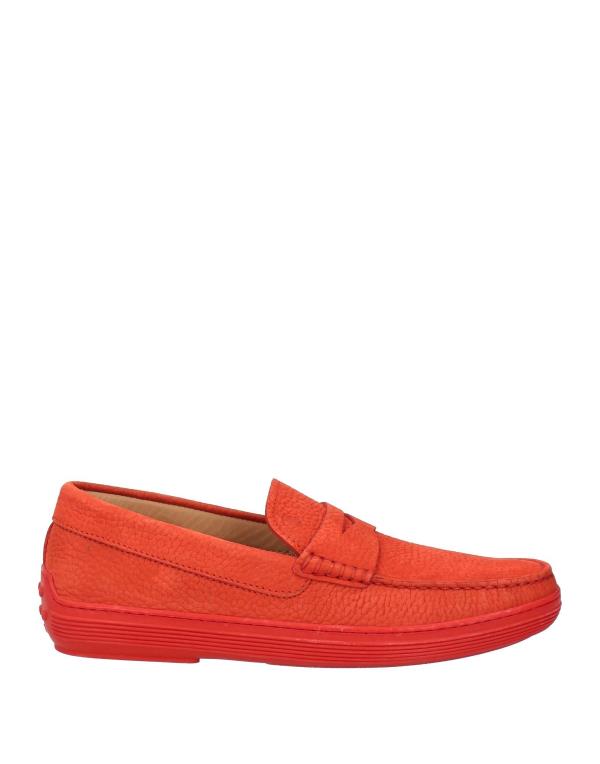 【送料無料】 トッズ メンズ スリッポン・ローファー シューズ Loafers Tomato red