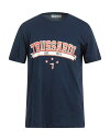 【送料無料】 トラサルディ メンズ Tシャツ トップス T-shirt Midnight blue