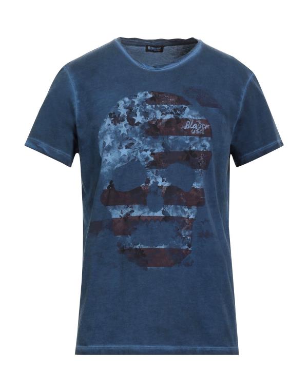  ブラウアー メンズ Tシャツ トップス T-shirt Blue