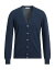 【送料無料】 グランサッソ メンズ カーディガン アウター Cardigan Slate blue