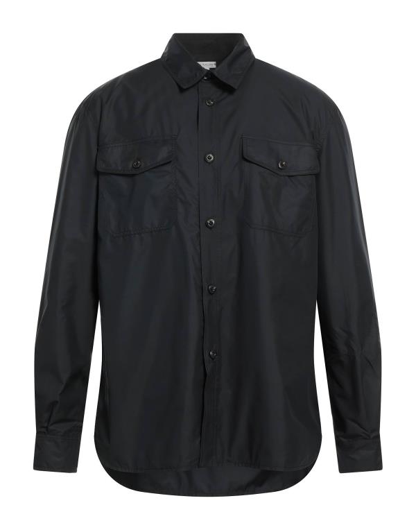 【送料無料】 カルーゾ メンズ シャツ トップス Solid color shirt Black