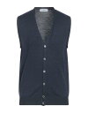 【送料無料】 グランサッソ メンズ カーディガン アウター Cardigan Navy blue