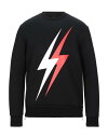 【送料無料】 ニールバレット メンズ パーカー スウェット アウター Sweatshirt Black