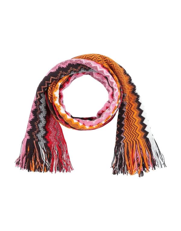 【送料無料】 ミッソーニ メンズ マフラー・ストール・スカーフ アクセサリー Scarves and foulards Brown