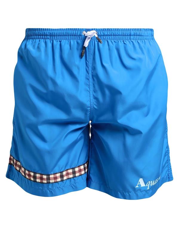 【送料無料】 アクアスキュータム メンズ ハーフパンツ・ショーツ 水着 Swim shorts Bright blue