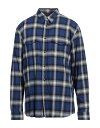 yz UEN[vX Y Vc `FbNVc gbvX Checked shirt Blue