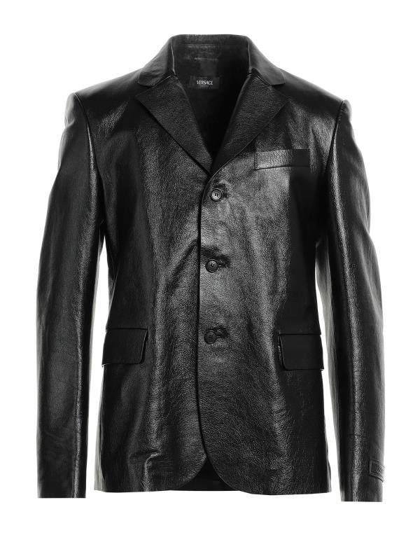 versace ヴェルサーチ 切替ジップニットブルゾン ブラック XL