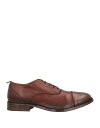 【送料無料】 モマ メンズ スリッポン・ローファー シューズ Laced shoes Brown