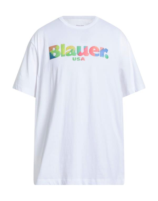 【送料無料】 ブラウアー メンズ Tシャツ トップス T-shirt White