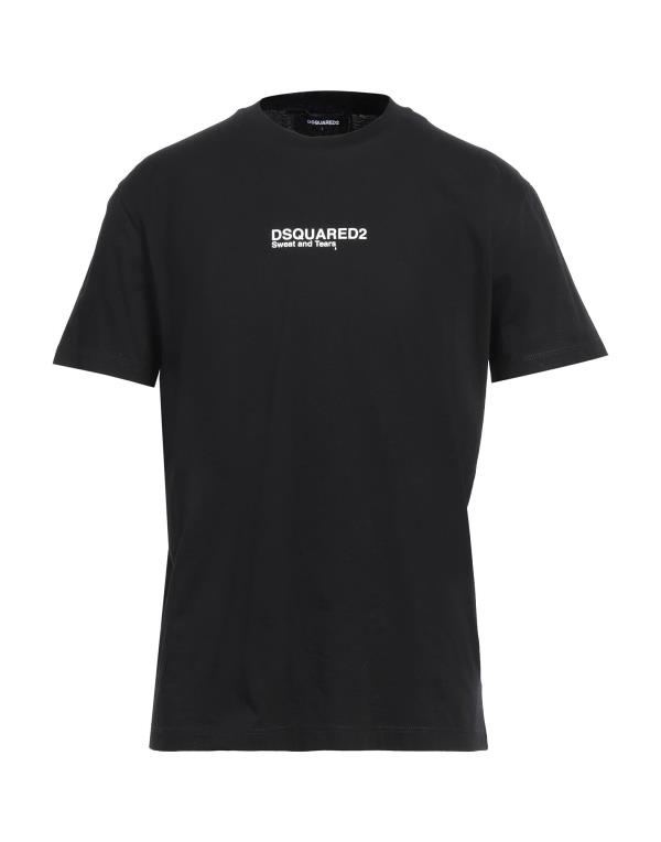 【送料無料】 ディースクエアード メンズ Tシャツ トップス T-shirt Black