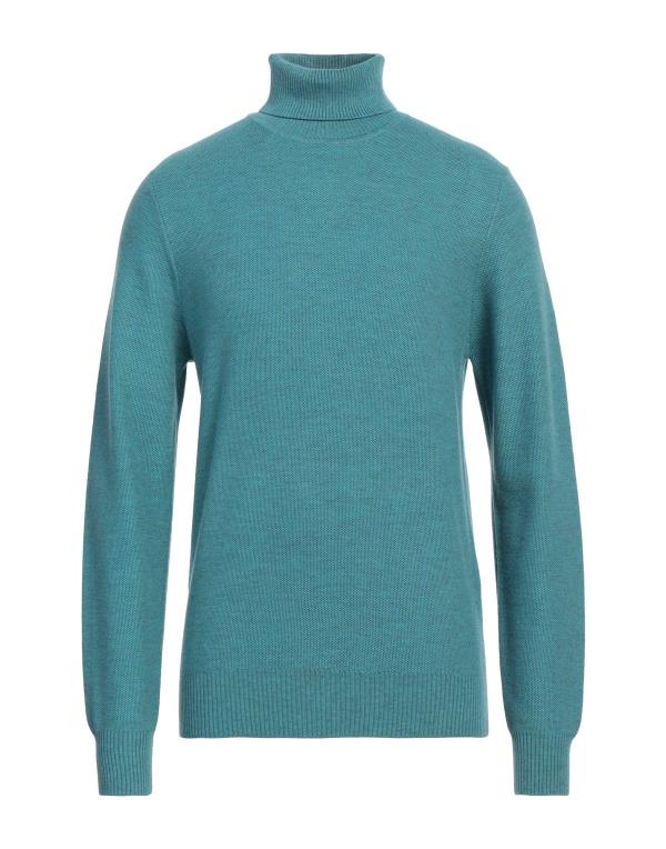 【送料無料】 カシミアカンパニー メンズ ニット・セーター アウター Turtleneck Turquoise