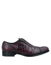 【送料無料】 アルベルト ガルディアーニ メンズ スリッポン・ローファー シューズ Laced shoes Burgundy